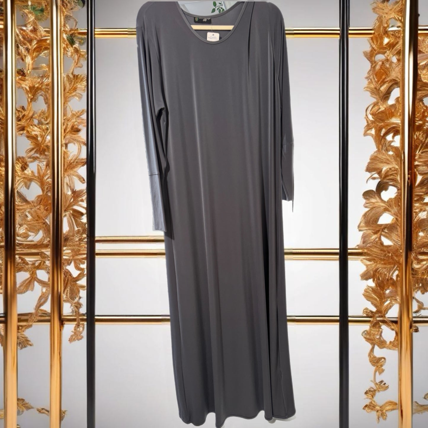 Woman’s Abaya Grey - Size 56 - D042 - AVAILABLE IN STORE - CONTACT US FOR PRICE