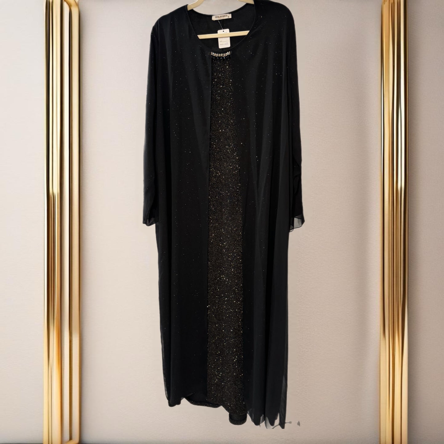 Woman’s Dress Luxury Elegant Black - Size 6 - D077 - AVAILABLE IN STORE - CONTACT US FOR PRICE