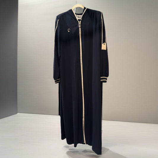 Woman’s Active Blue Abaya with Hood size 48 - A003 - AVAILABLE IN STORE - CONTACT US FOR PRICE