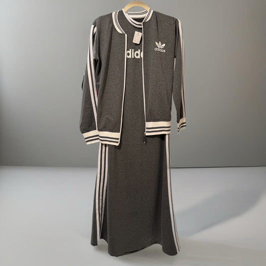 Women’s Dress with Jacket Adidas Grey - Medium - D031