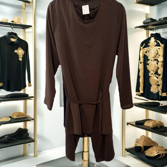 Woman’s Tunic & Pants - Brown - D040 - AVAILABLE IN STORE - CONTACT US FOR PRICE