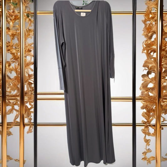 Woman’s Abaya Grey - Size 56 - D042 - AVAILABLE IN STORE - CONTACT US FOR PRICE
