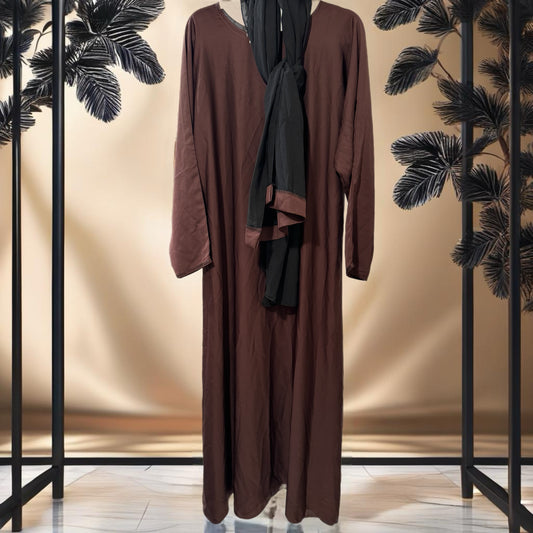 Woman’s Abaya Dress with Scarf - Size 56 - D055 - AVAILABLE IN STORE - CONTACT US FOR PRICE