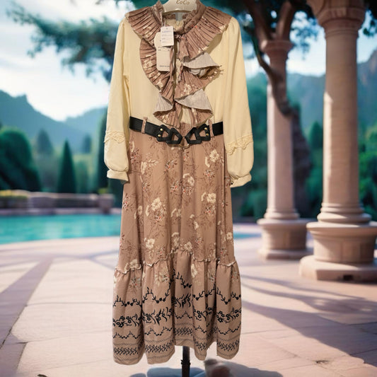 Girl’s Dress Sand - Size 44 - G004 - AVAILABLE IN STORE - CONTACT US FOR PRICE