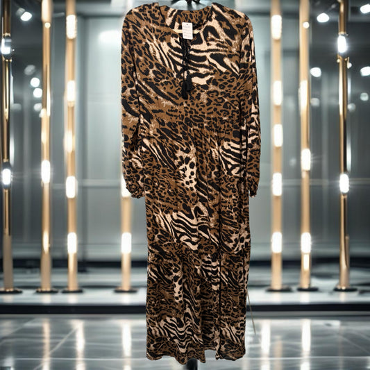 Woman’s Dress Leopard Print - Size 46 - D039 - AVAILABLE IN STORE - CONTACT US FOR PRICE
